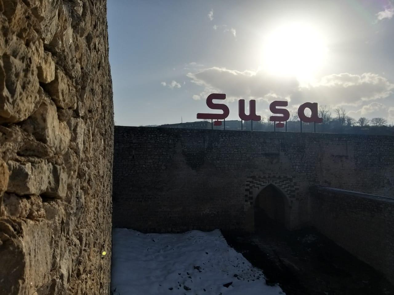 Şuşa Qala divarının bərpası layihəsinin ilk mərhələsi yekunlaşdı